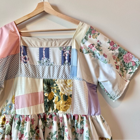 Handmade Patchwork Rose Canvas Dress SKU 01176 - Picture 8 of 16